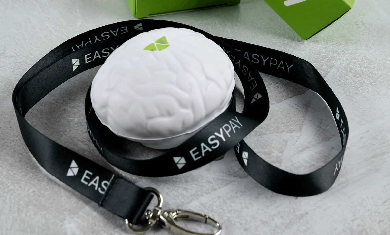 Мерч-набор EasyPay с антистрессом и канцелярией — деталь