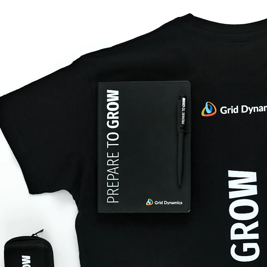 Welcome pack для Grid Dynamics — брендирование