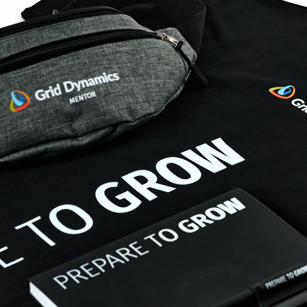 Welcome pack для Grid Dynamics — фактура
