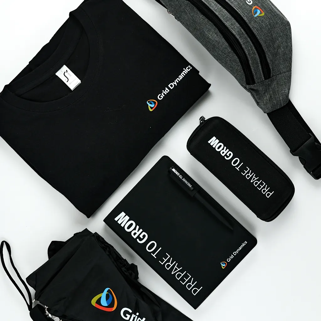Welcome pack для Grid Dynamics — комплектация