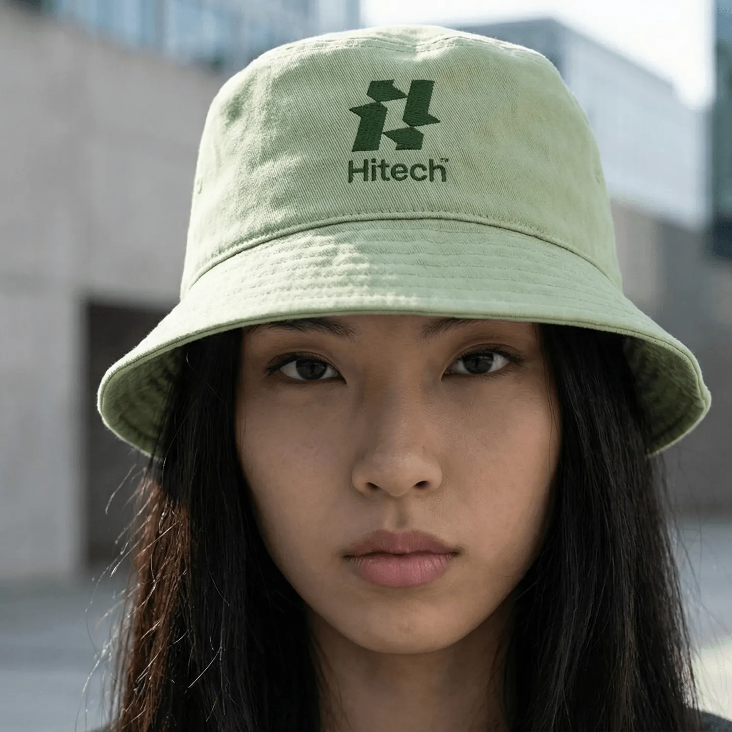 Хлопковая панама Hitech с вышивкой логотипа — материал и цвет