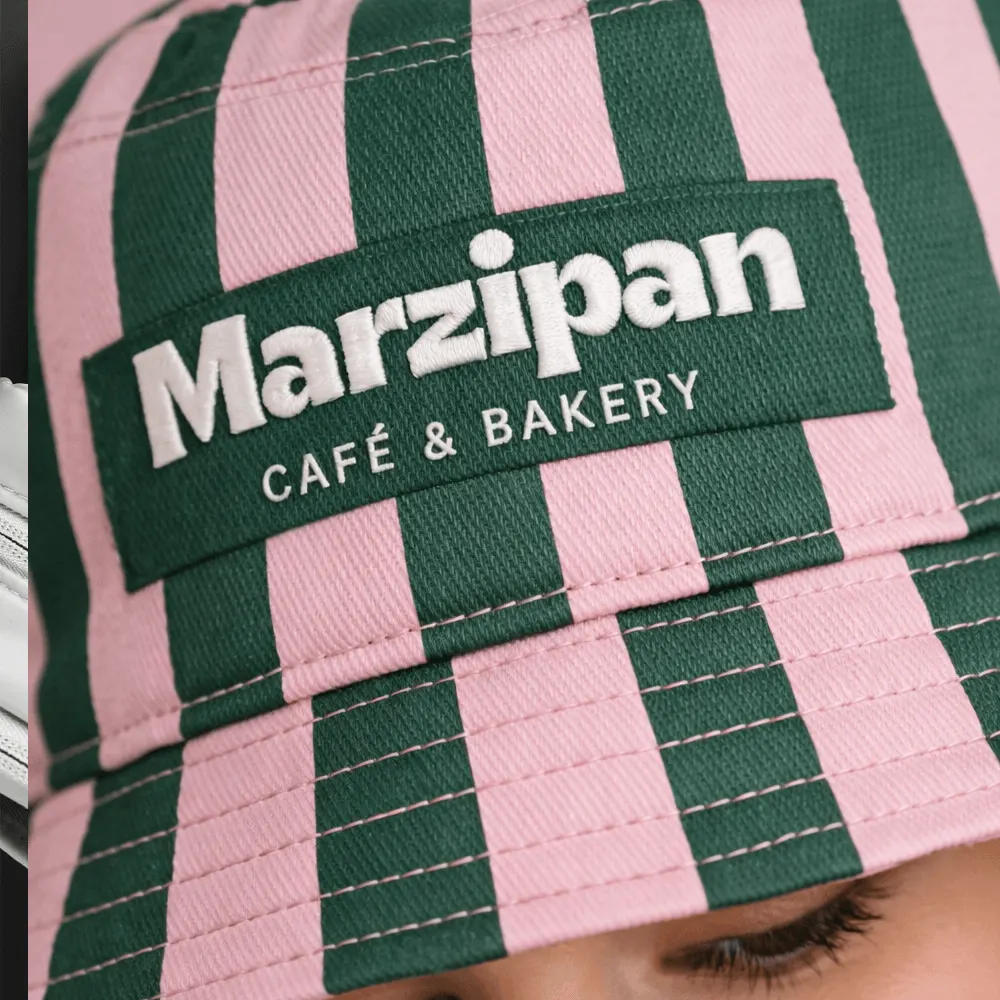 Летняя мерч-коллекция Marzipan Café — брендирование
