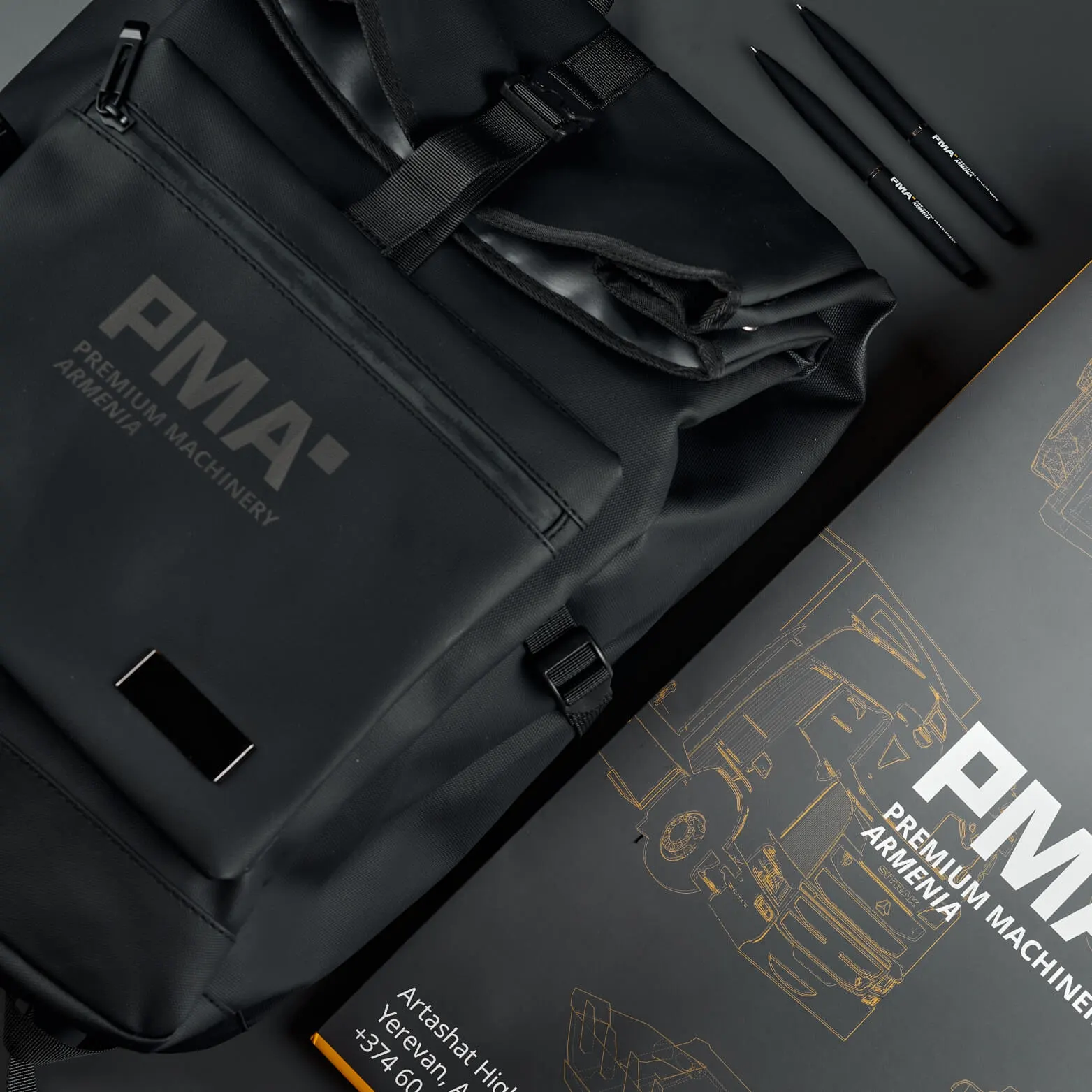 Бизнес-рюкзаки PMA с логотипом — брендирование