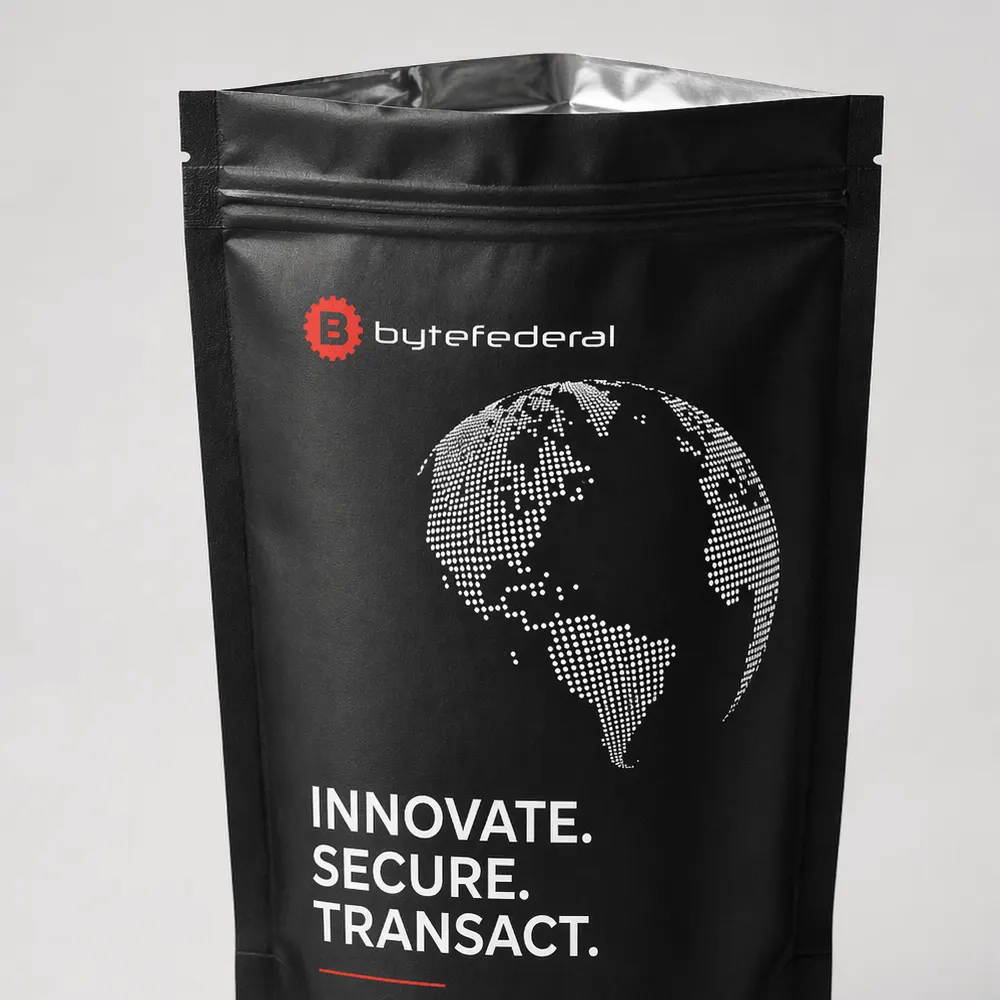 Swag pack для финтех-бренда ByteFederal — комплектация