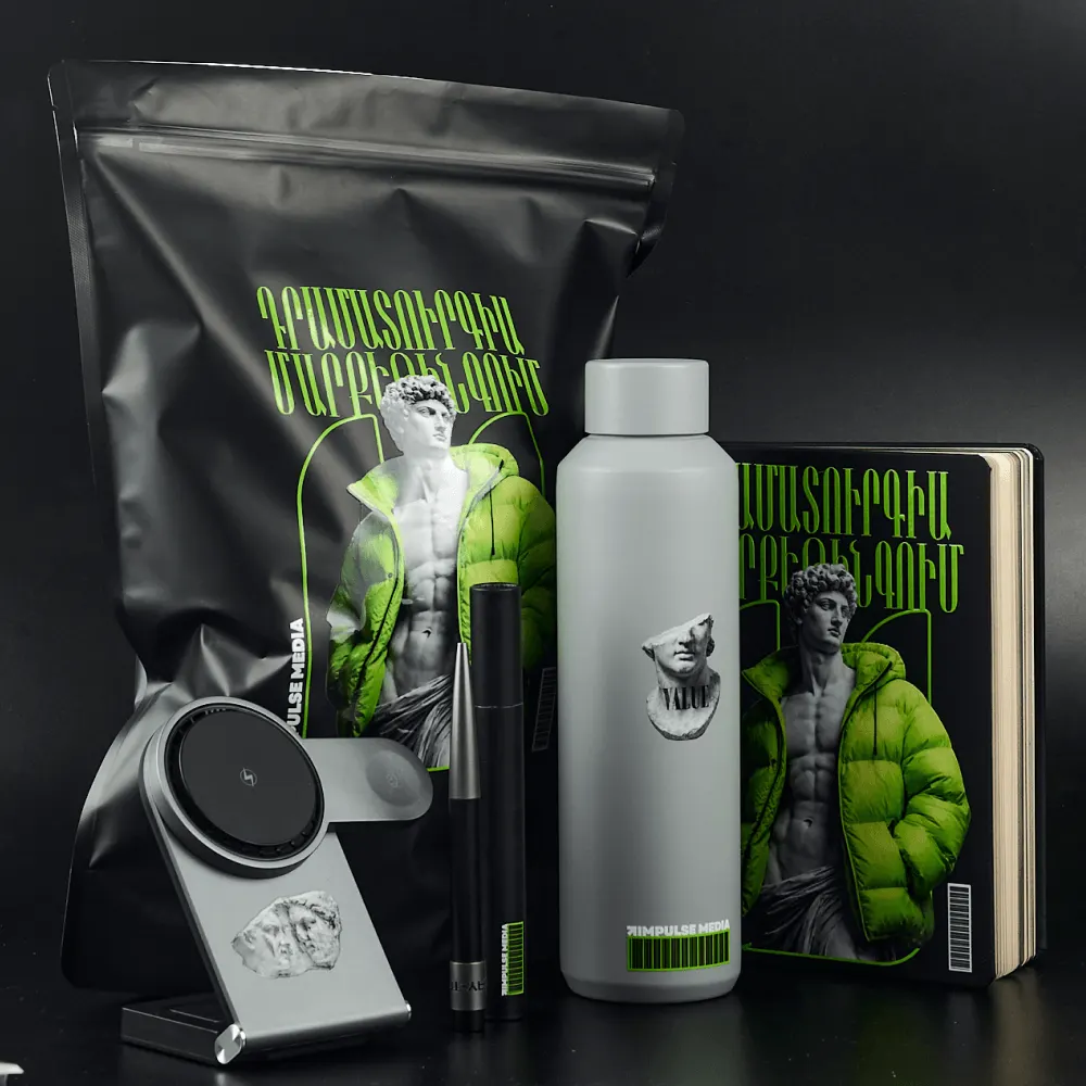 Welcome pack КРАСНО: состав набора — материал и цвет