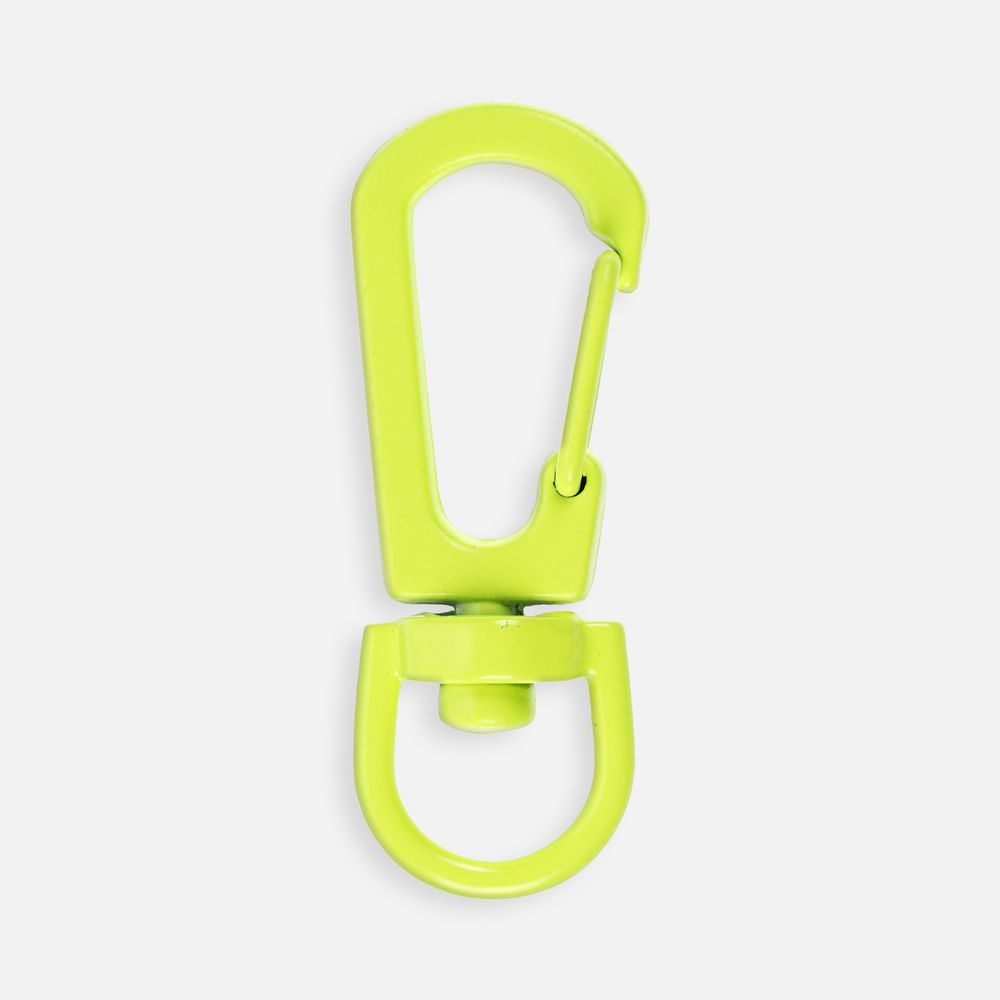Застежка-карабин Snap Hook, S, желтый неон, желтый