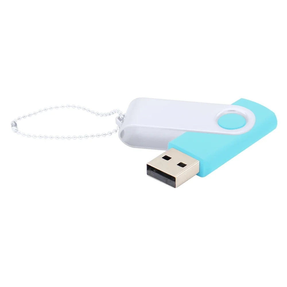 Флешка Designer To Go 2.0 USB 16Gb, Бирюзовый/Белый