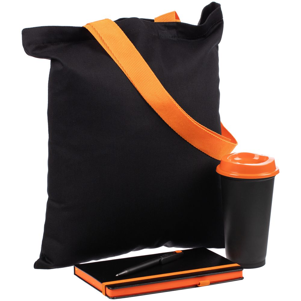 Набор Velours Bag, черный с синим