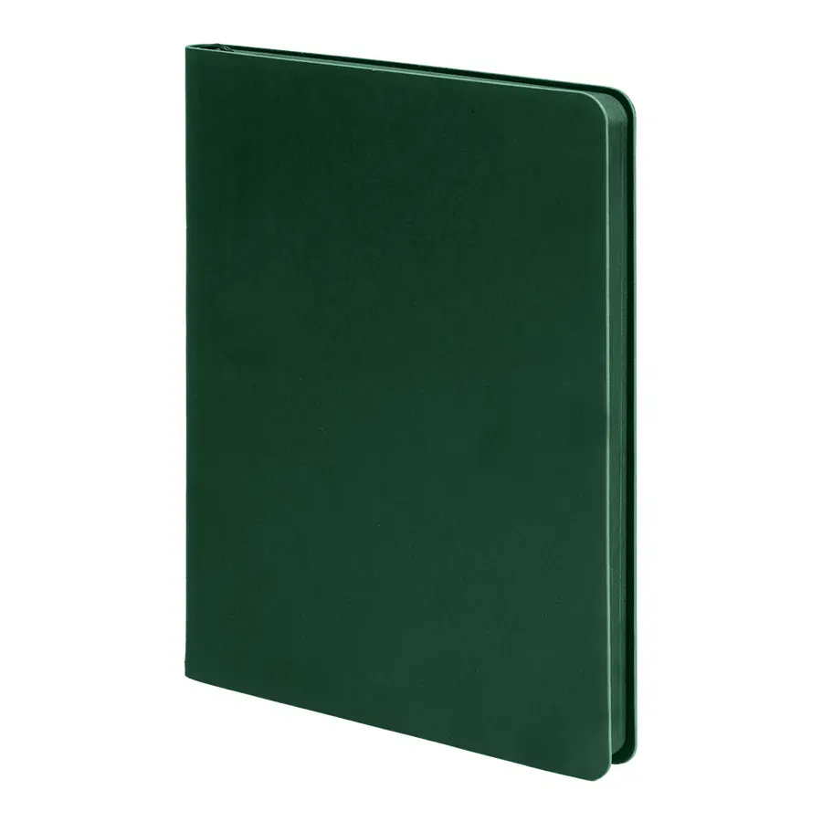 Ежедневник недатированный Pulpy, А5, зеленый, кремовый блок, зеленый срез, зеленый