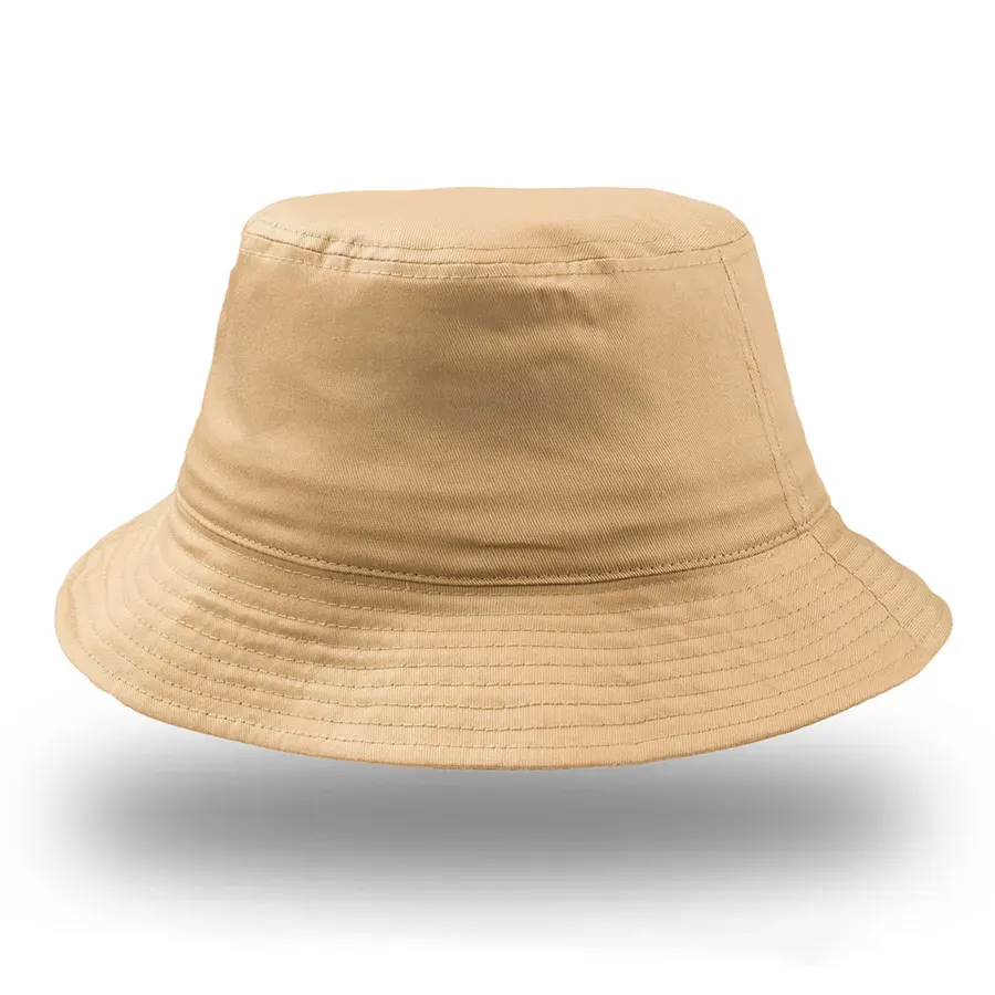 Панама BUCKET COTTON, хаки, 100% хлопок, 180 г/м2, хаки