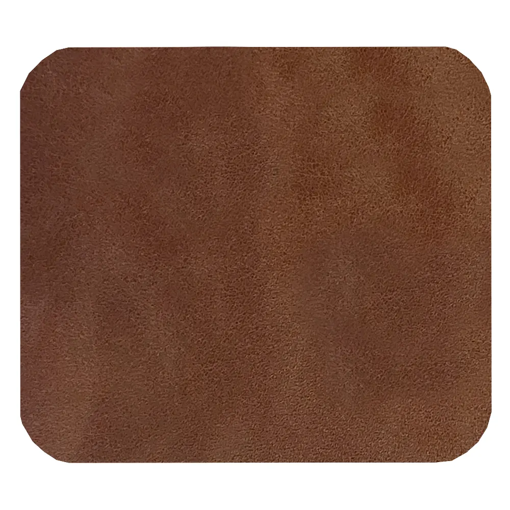 Шеврон Rectangle Smooth Leather размер 40*35 мм, черный, со скругленными углами