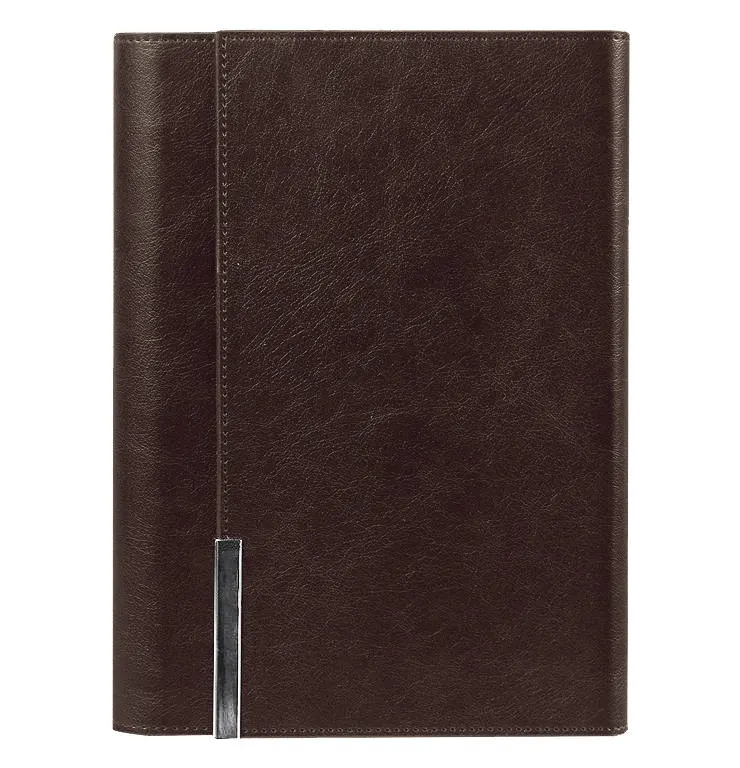 Ежедневник в суперобложке Country Liberty Mocca A5+ в подарочной коробке, черный, недатированный, в твердой обложке, коричневый