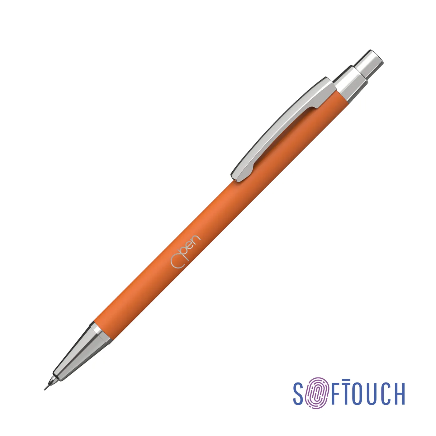 Карандаш механический "Ray", покрытие soft touch — арт. 7427-10S, оранжевый