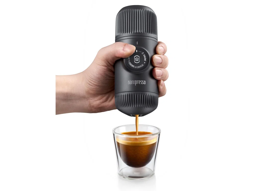 Ручная мини кофемашина Nanopresso, черный
