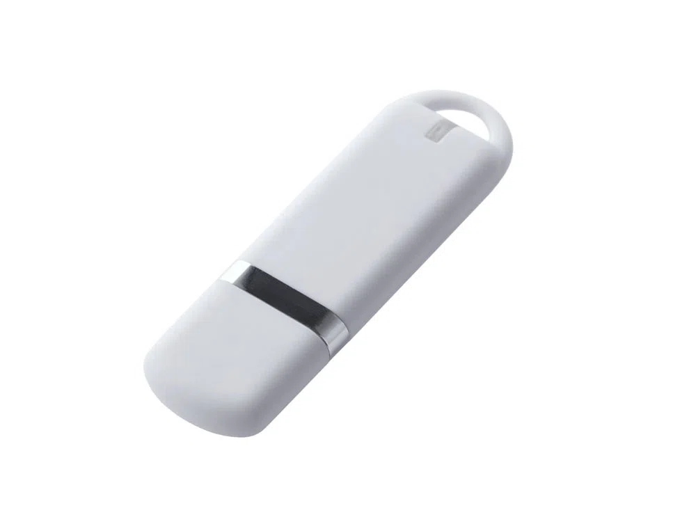 USB 3.0- флешка на 16 Гб, soft-touch, белый