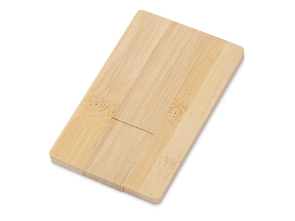 USB 2.0- флешка на 32 Гб Bamboo Card, натуральный