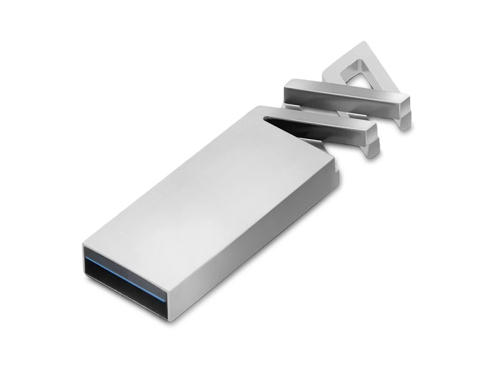 Флешка 32 ГБ USB 3.0 Адорн, серебристый