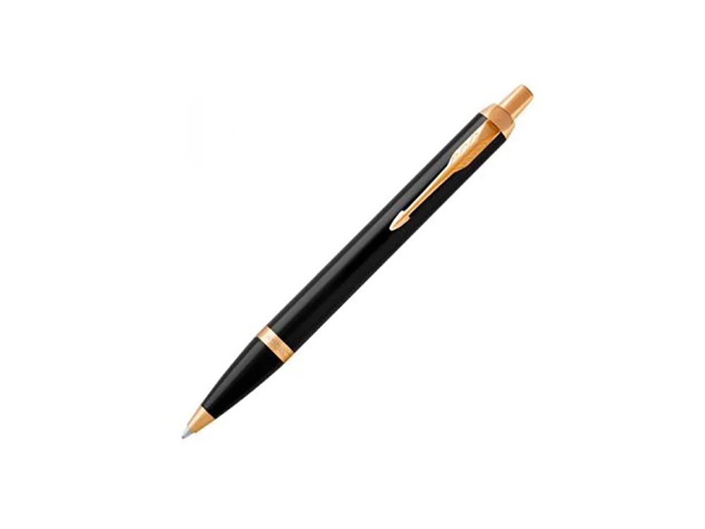 Ручка шариковая Parker IM Core Black GT, черный глянцевый/золотистый