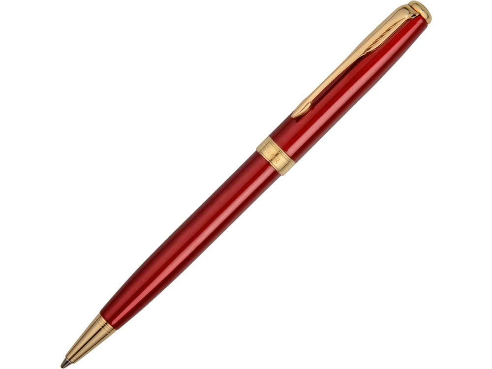 Ручка шариковая Parker Sonnet Red GT, красный глянцевый/золотистый