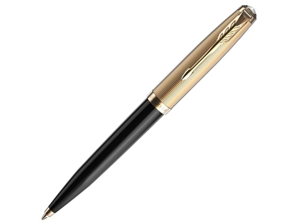 Ручка шариковая Parker 51 Deluxe, черный, золотистый