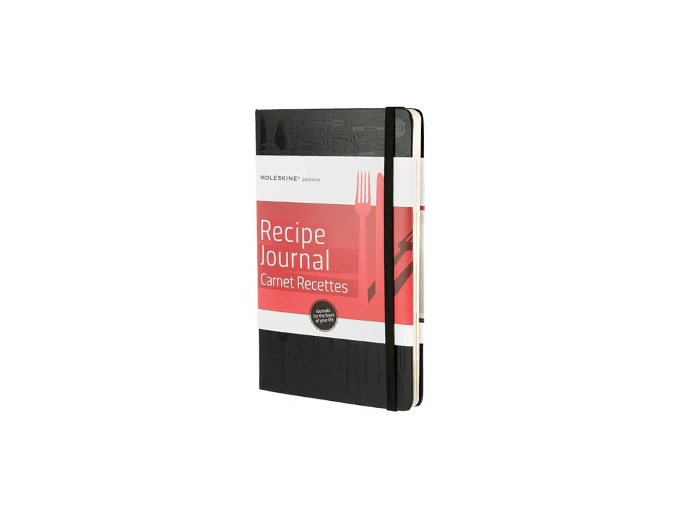 Записная книжка Passion Recipe (Рецепты), Large, черный
