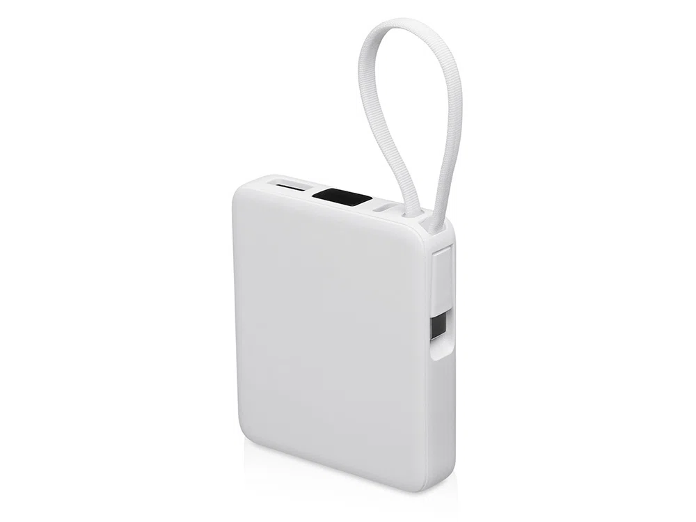 Внешний аккумулятор со встроенным кабелем USB-C Дэнси, 5000 мАч