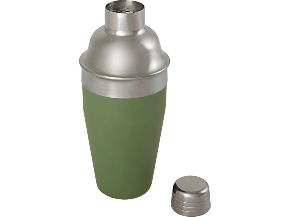 Шейкер для коктейлей Gaudie, зеленый, серебристый