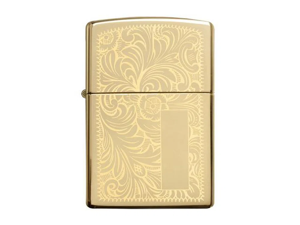 Зажигалка ZIPPO Venetian® с покрытием High Polish Brass, золотистый