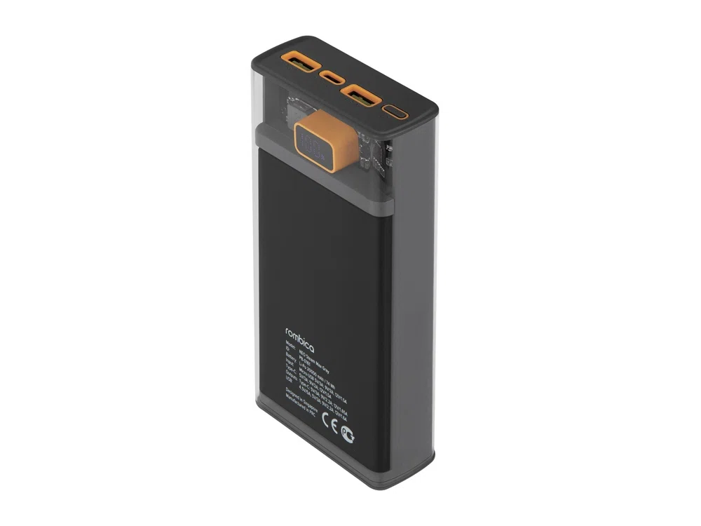 Внешний аккумулятор NEO Steam Max, 20000 mAh, серый