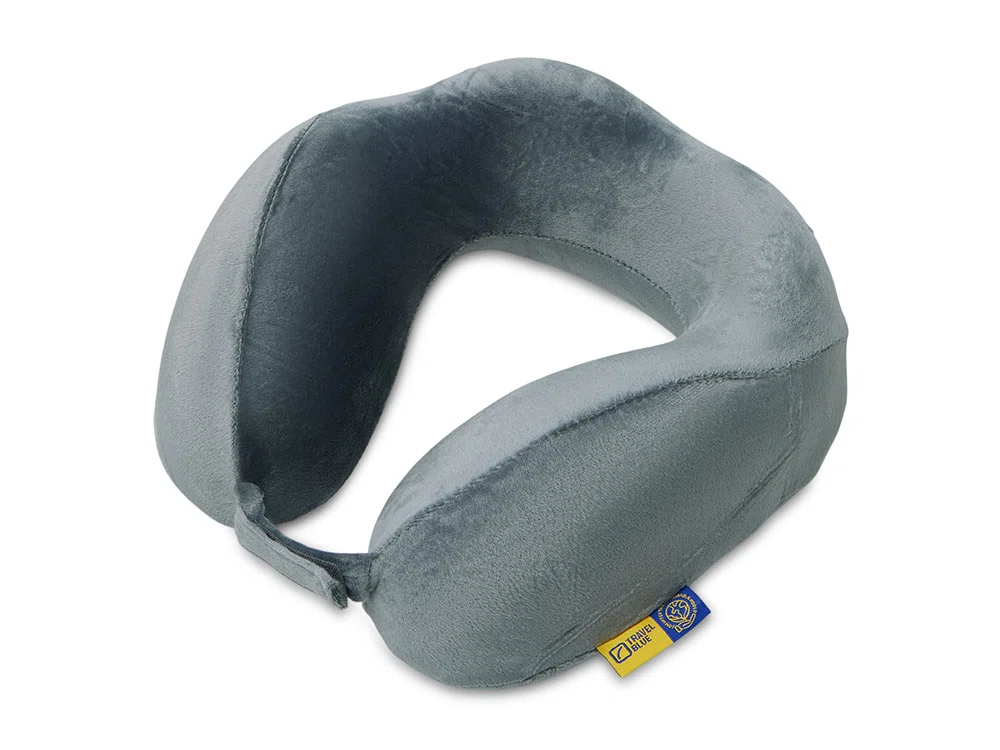 Подушка для путешествий с эффектом памяти Tranquility Pillow, серый