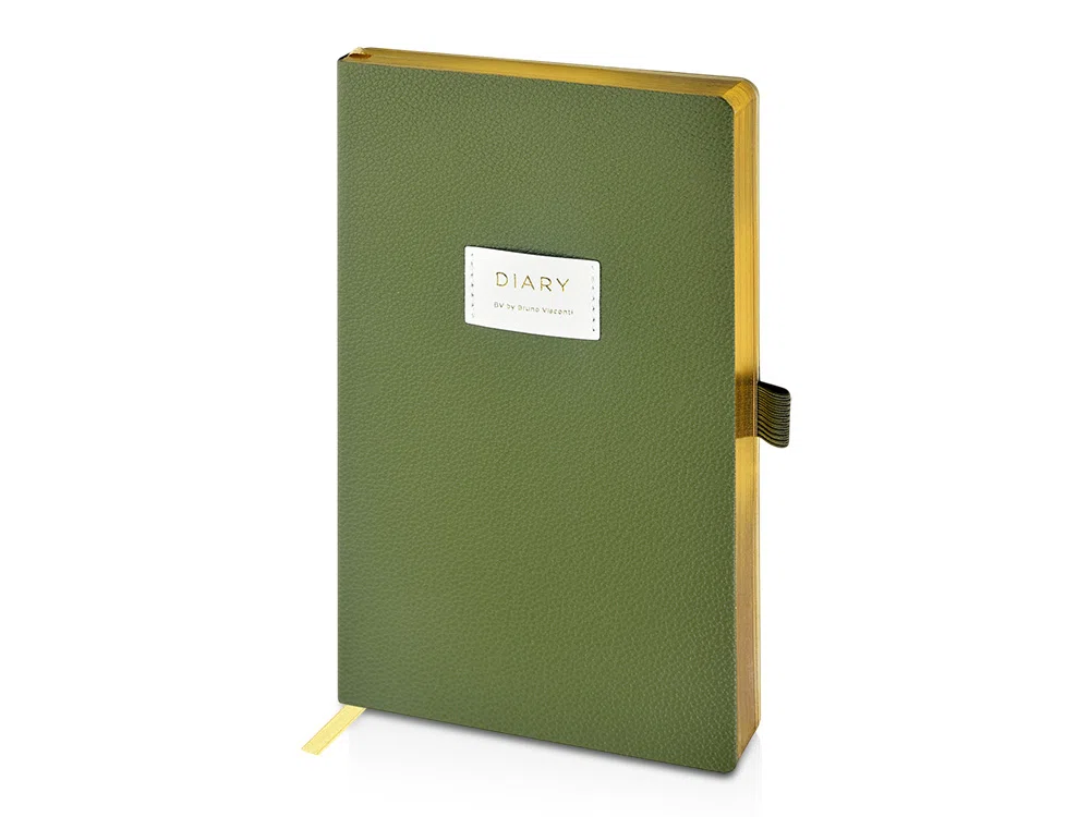 Ежедневник недатированный А5 Verde, зеленый